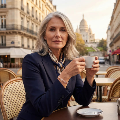 Camelia Copper Bracelet — Magnet-Therapy Inspired